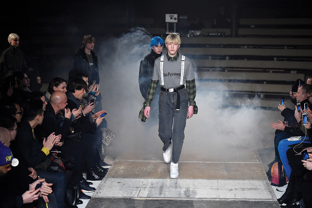 Got Rubchinskiy is admired for his menswear as much as he is for challenging the established order 